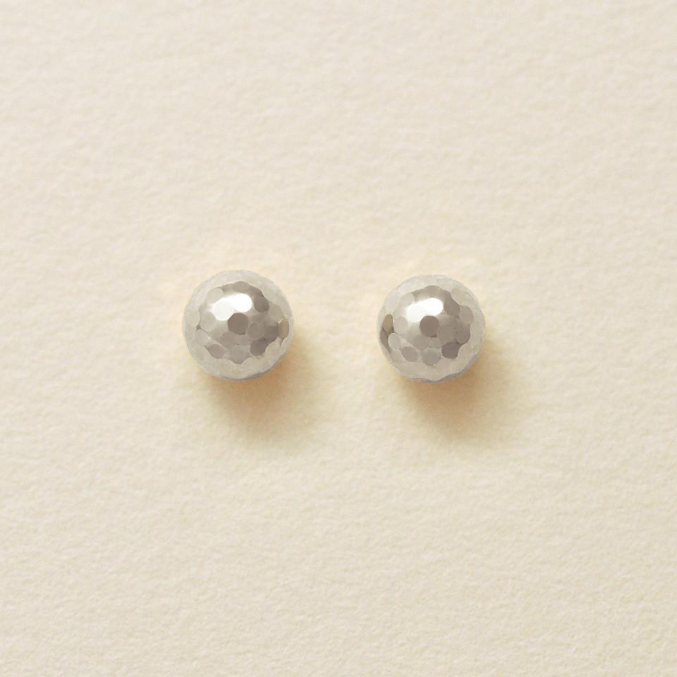 ピアス  プラチナ ミラーボール 5mm！！1粒