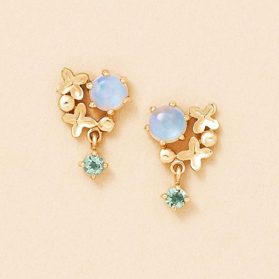 [ 誕生花ジュエリー] 10月キンモクセイピアス