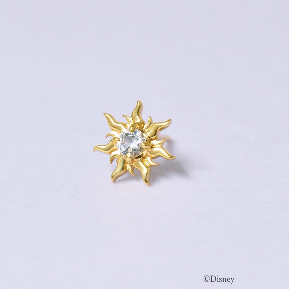 【 Solo Pierce】ディズニーコレクションジュエリー[ラプンツェル]ピアス(Cherish)