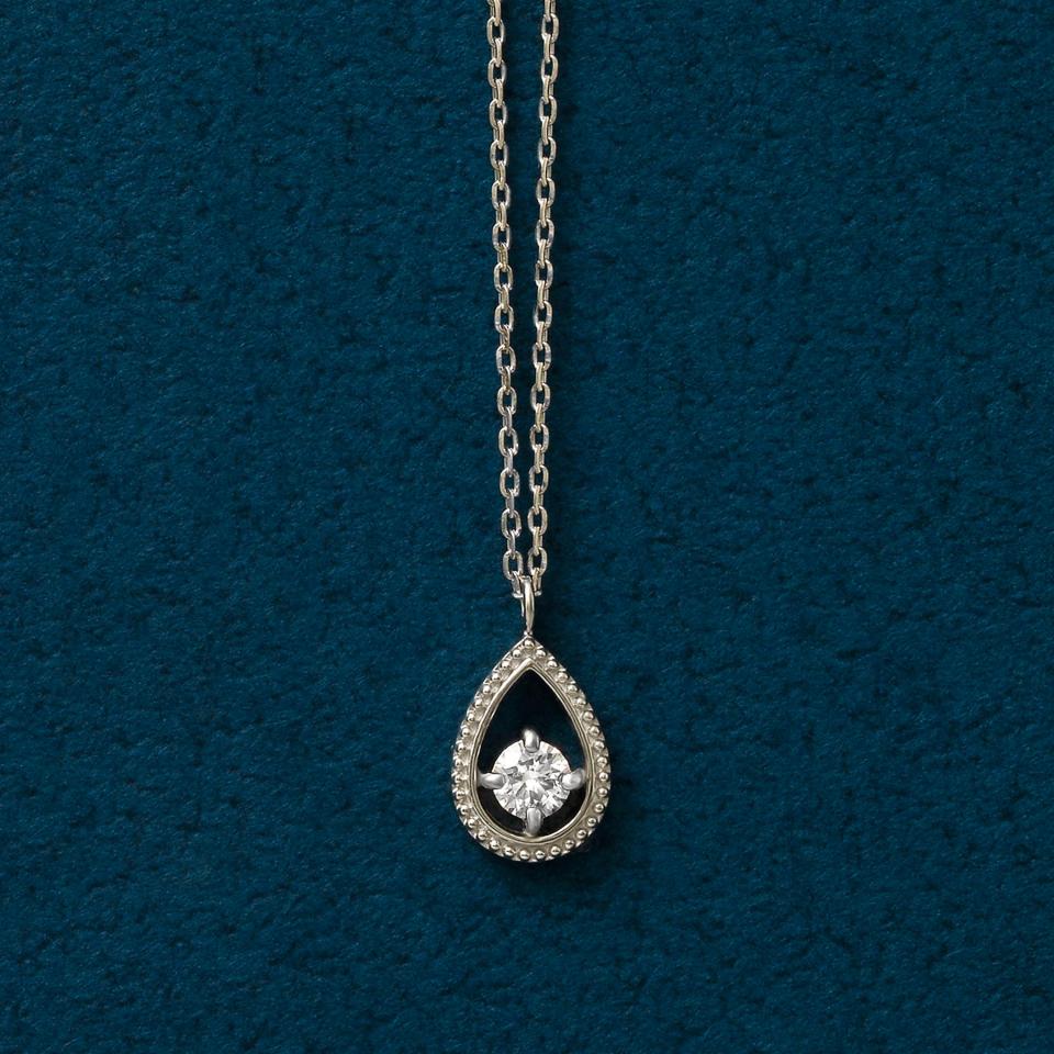 ダイヤモンド 0.15ct✨ネックレス トップ プラチナ 新品仕上げ済み ダイヤ