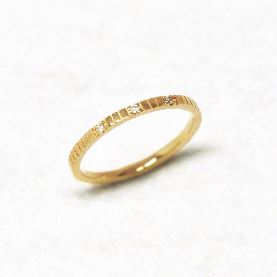 その他 TAKE UP K18PG ダイヤリング D:0.03ct